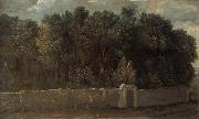 Study of a Park,Surrounded by Walls, Francois Desportes